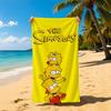 Animation T-The Simpsons Towel Towel Soft Pool Gift For Travel Gym Shower Cool Camping Quick Dry Sports  Large Beach Towel