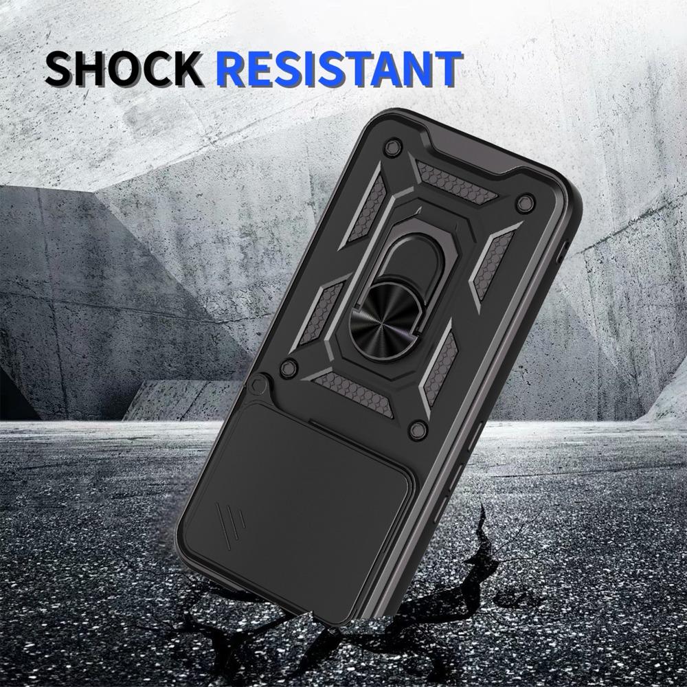 Armor Holder Funda for Tecno Pova 7 Pro 5G Case Cover Slide Camera Protection Ring Stand Shockproof Back Capa Funda