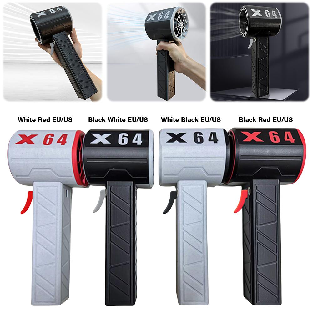 X64 Car Violent Blower Handheld Turbo Jet Fan 64mm Brushless Motor Strong Instantaneous 1000W High Power Duct Blower Turbo Fan