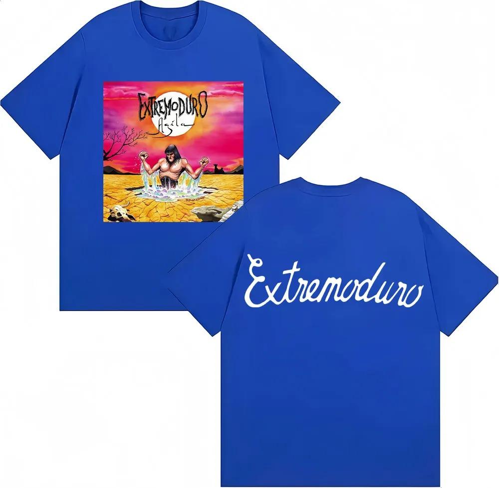Rock Music Band Extremoduro Agila Album Graphic Men Women Fashion Vintage Hip Hop TeesCotton Loose Fans TShirts Streetwear