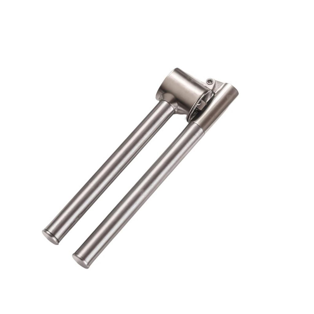 304 Edelstahl Knoblauchpresse & Schäler - Manuelles Werkzeug zum Zerkleinern, Pürieren und zur Pastenherstellung