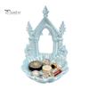Macaron Color Jewelry Tray Storage Tray, with Gothic Arch Pearlescent Design, Organizer Themed Organizer, for Rings Earrings Necklaces Dressing Table