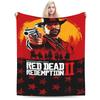 Red Dead Redemption 2 Decken Reise Büro Flanell Überwurfdecke Für Schlafzimmer Super Warm Benutzerdefiniert DIY Tagesdecke Geburtstagsgeschenk