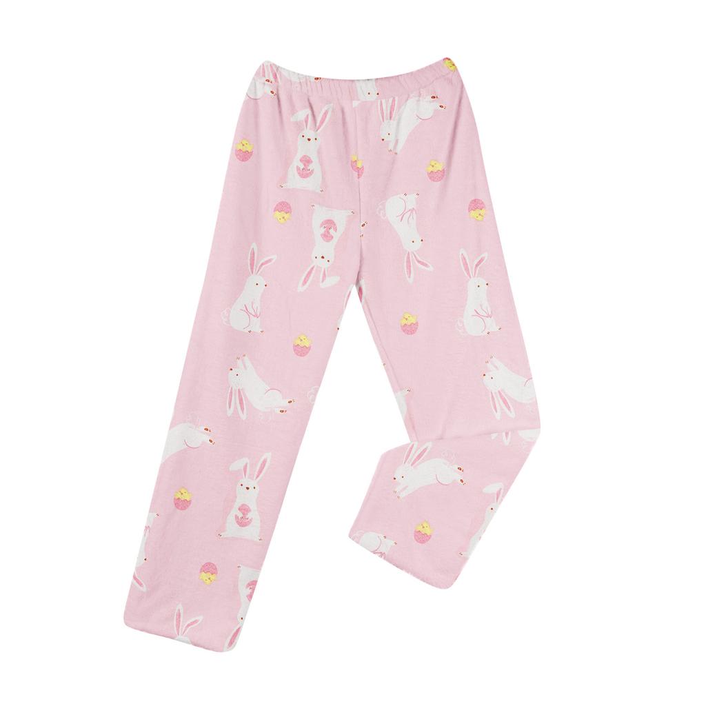 Anime Pajama Pants Sleepwear Casual Drawstring Elastic Waist Pants Comfy Straight Yoga Loose Trousers