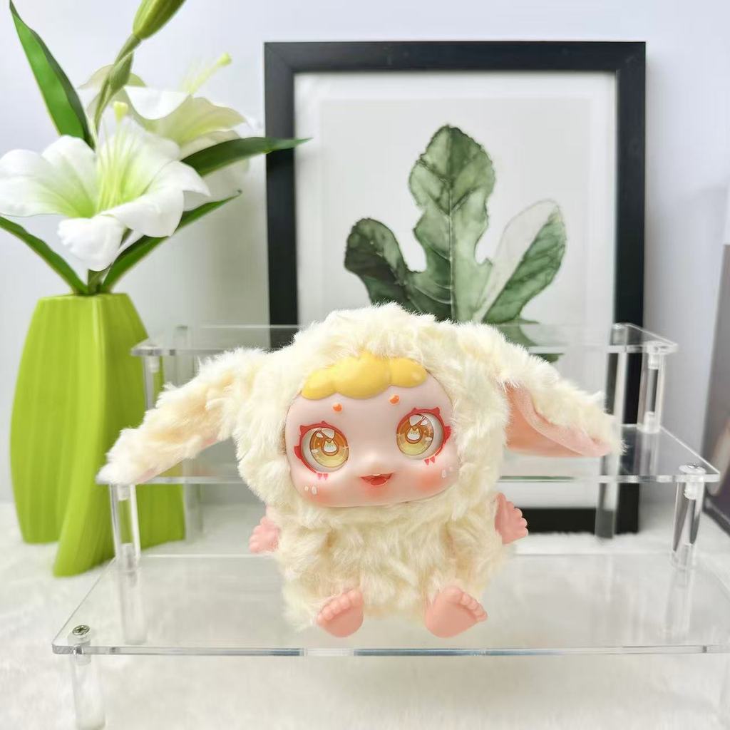 Baby Three Plush Rabbit Keychain With Pp Cotton Filling For Kids And Adults