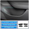 For Tesla Model Y Juniper 2025+ Center Console Two Side Panel Anti Kick Pad Protector Leather Sticker Foot Cover Car Accessories