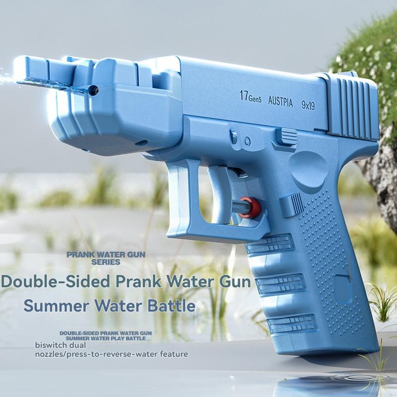 New Prank Water Gun Toy Handheld Manual Two-Way Water Gun Summer  Water Toy Children Outdoor Swimming Pool Toy Beach Fun Gift