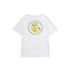 Converse T Shirts Men's White Crew Neck Moderate Straight Fit 10023993-A03