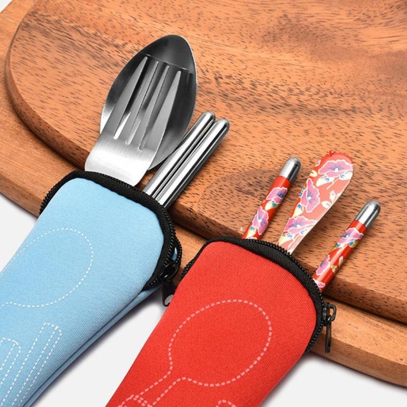 Torba Organizator na Sztućce Piknikowe Torba do Przechowywania Zastawy Stołowej Przenośna Torba na Sztućce