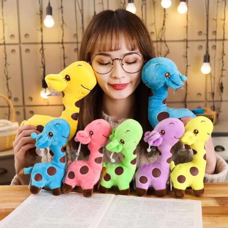 Adorable Colorful Giraffe Plush Toy Large Stuffed Animal Doll Wedding Throw Machine Grab Doll