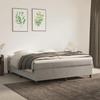 Bed Frame with Mattress - Maison Exclusive - Light Grey Velvet - 180x200cm - Maximum Relaxation