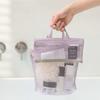 Mini Mesh Toiletry Bag Polyester Travel Organizer Pouches with Zipper Portable Toothbrush & Toothpaste Storage Lightweight & Versatile Use