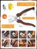 Kumomi Chestnut Straight Stainless Steel Chestnut Chestnut Peels Chestnut Skin and Astringent Chestnut Easy to Chestnut Chestnut Peeler with Finger