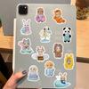 55PCS Calico Critters Stickers Cute Cartoon Mug Laptop Computer Luggage Decoration Waterproof Stickers