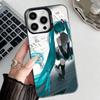 Anime M-MIKU Phone Case For iPhone 17,16,15,14,13,12,11,Pro,Max,Plus,E,Air,Mini Anti Fall Black  Bumper