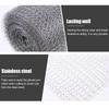 Mesh Stainless Steel Soft Woven Wire Net Strong Wear-Resistant Mouse Proof Mesh Screen for Windows Vents Garden