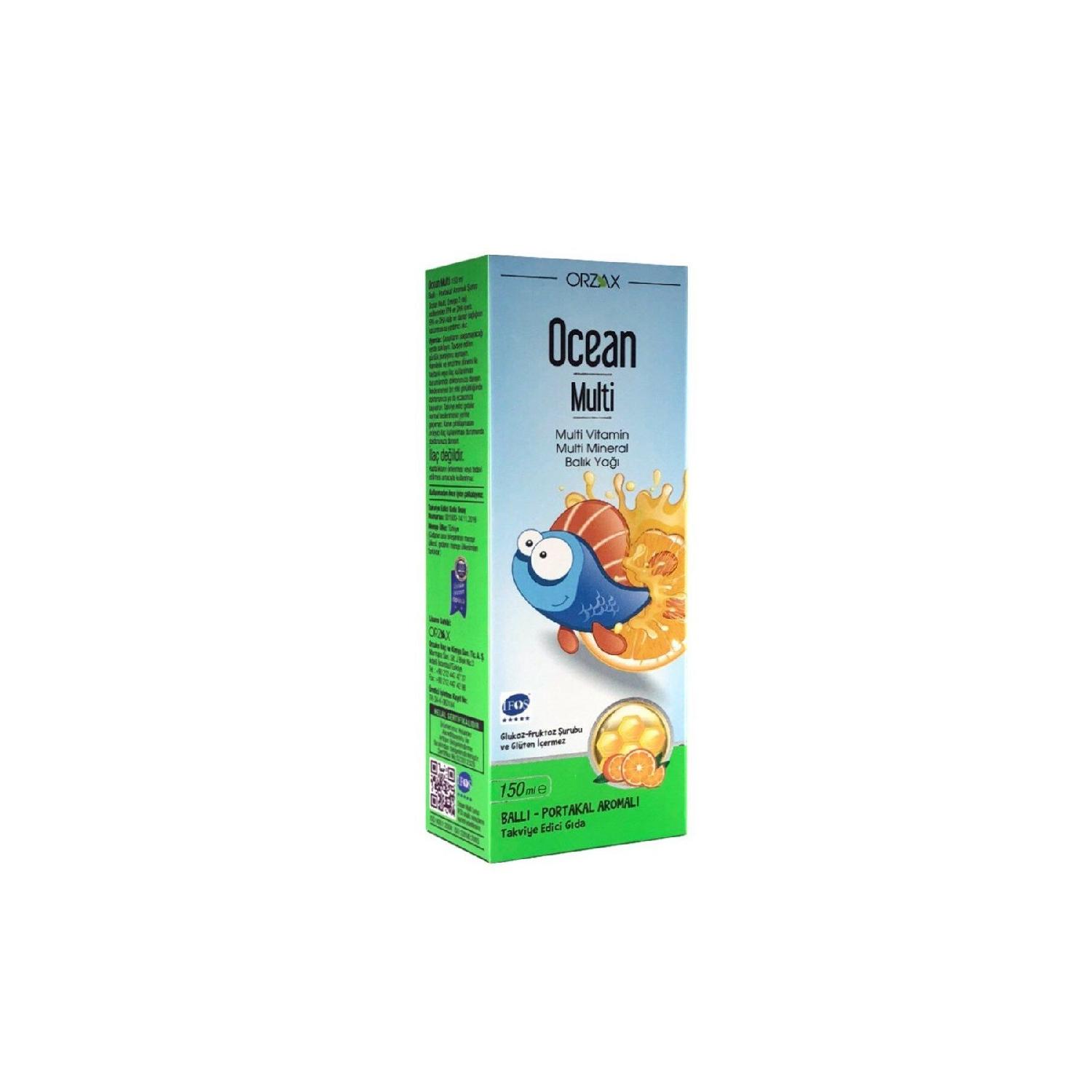

Orzax Ocean Multi Syrup 150 Ml - Honey Orange