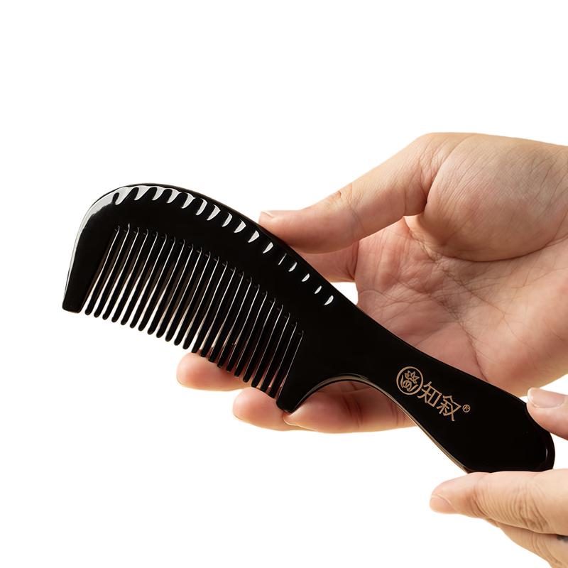 Zhixu Natural Ox Horn Massage Comb