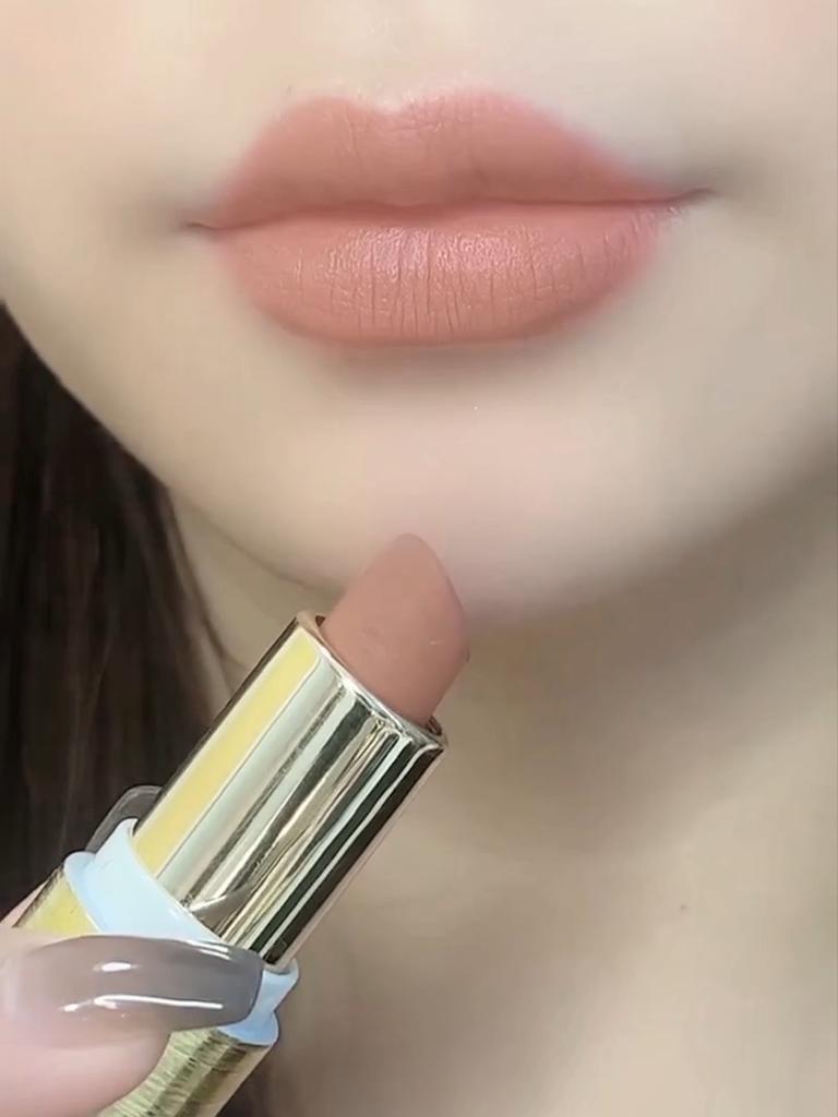 White Peach Cinnamon Milk Tea Any Lip Color Lipstick Raincoat