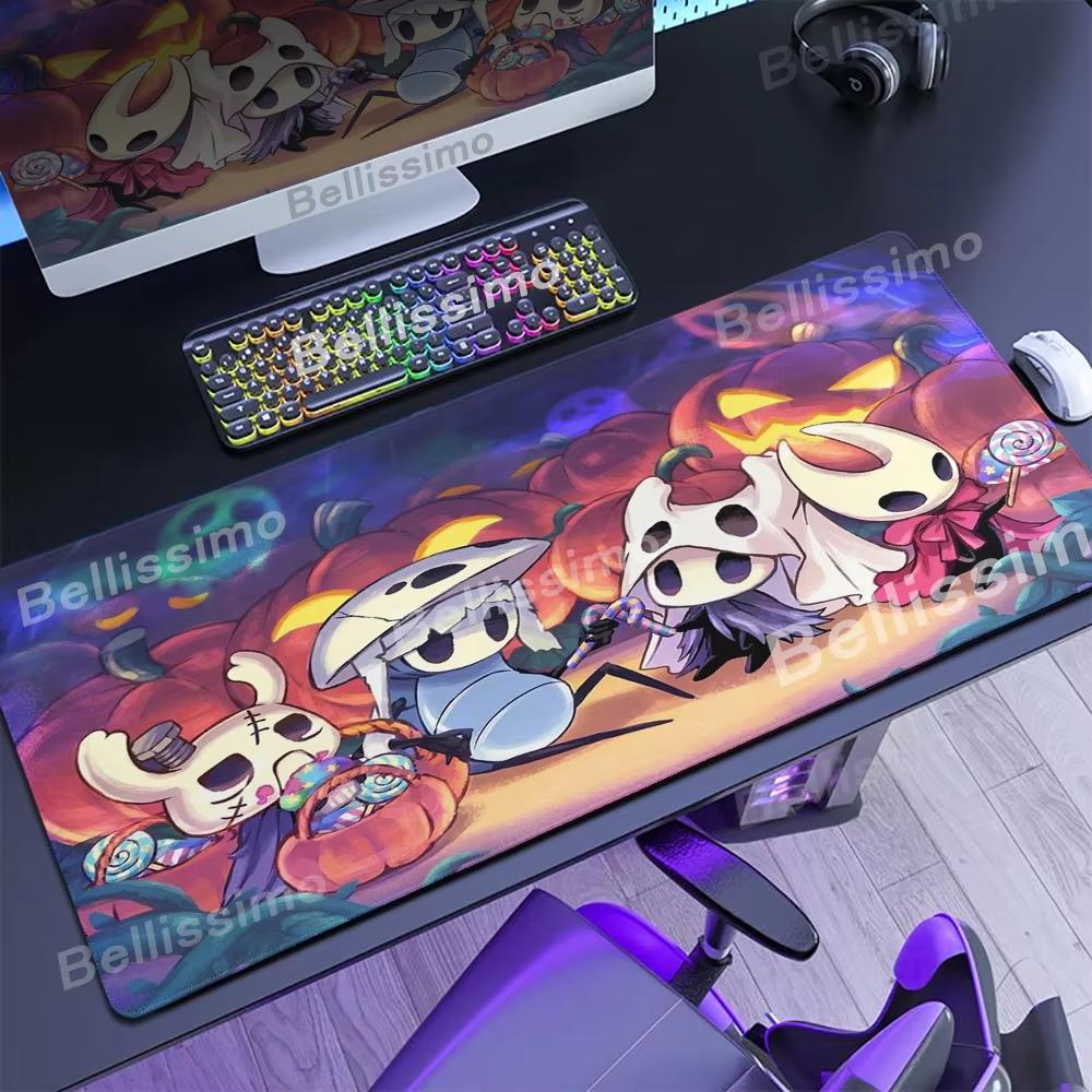 Hollow Knight Anime Large Gaming Mouse Pad NonSlip AntiDirty Desk Mat Waterproof Keyboard Pad for Game Fans