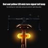 Bicycle Turn Signal Light Wireless Remote Control Bicycle Rear Light USB Warning Cycling Light Bike Accessories for Night Riding