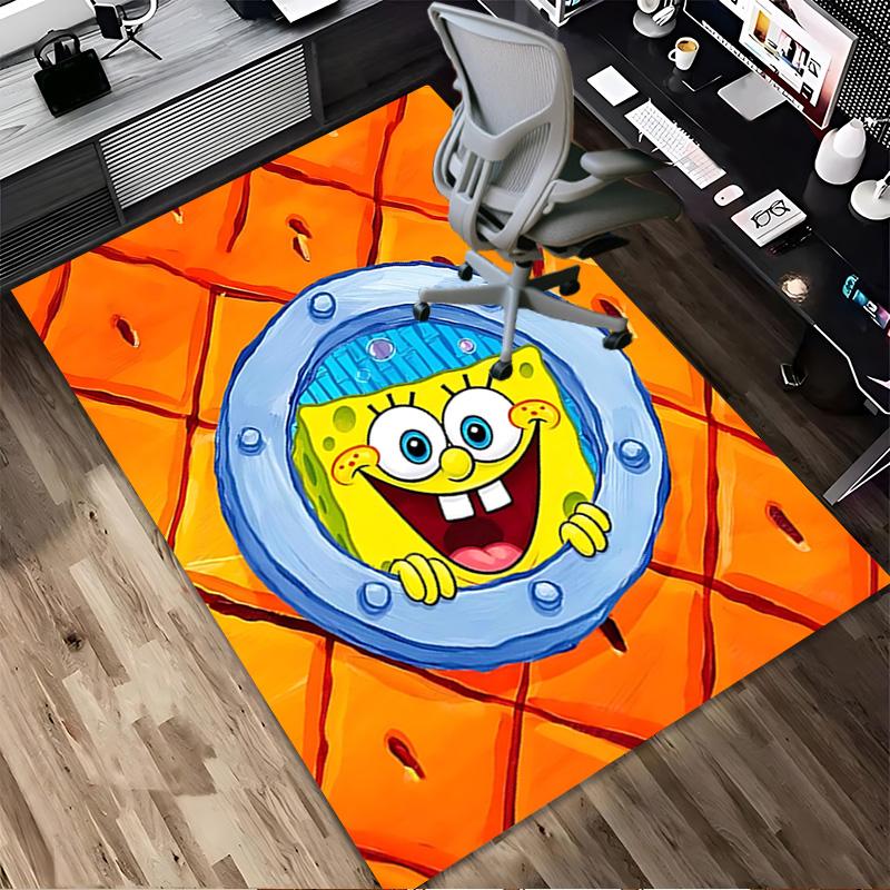 Spongebob Window Living Room Nonslip Area Rug Soft Carpet For Bedroom Game Playroom Sofa Office Home Decor Doormat Christmas Gift C92224