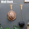 Resin Distinctive Style Animal Shape Bathroom Wall Towel Hanging Hook Coat Hat Keys HangerGiraffe