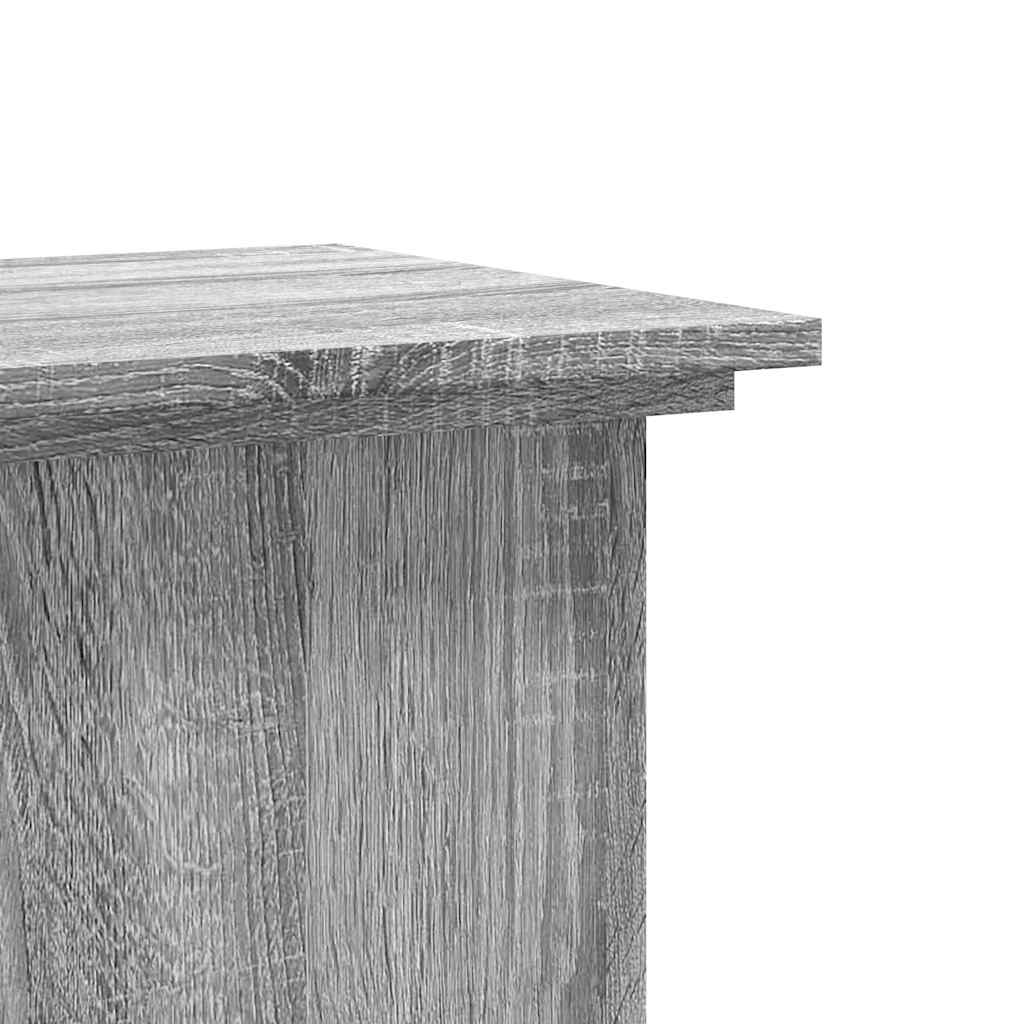 Plant Stand Gray Sonoma 33x33x80 cm Engineered Wood
