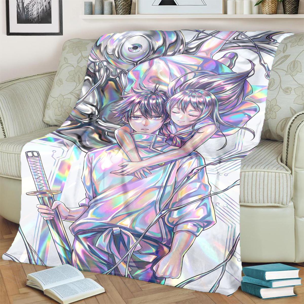 

Jujutsu Kaisen Printed Flannel Blanket Soft Comfortable for Bedrooms, Sofas, Beds, Chairs, Picnics, Travel 75x90cm