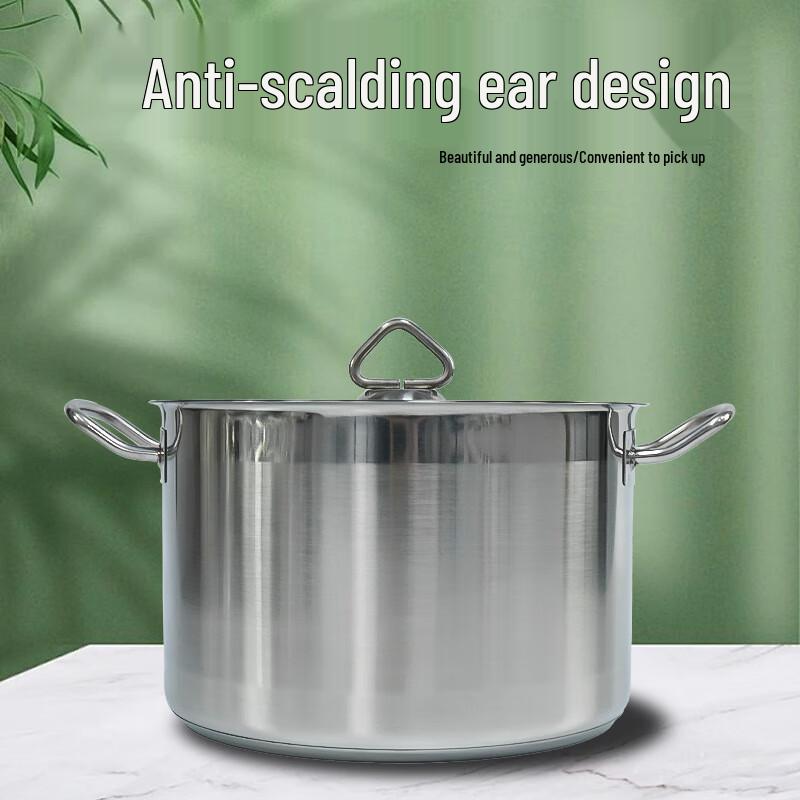 Wutuo Stainless Steel Double-Handle Soup Pot