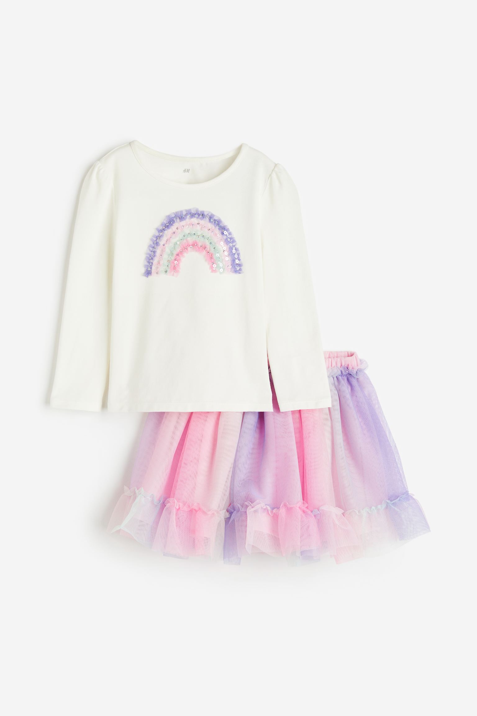 

2-piece top and skirt set
