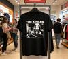 T-shirt del film X-Files, maglietta unisex classica, maglietta nera retrò NWT