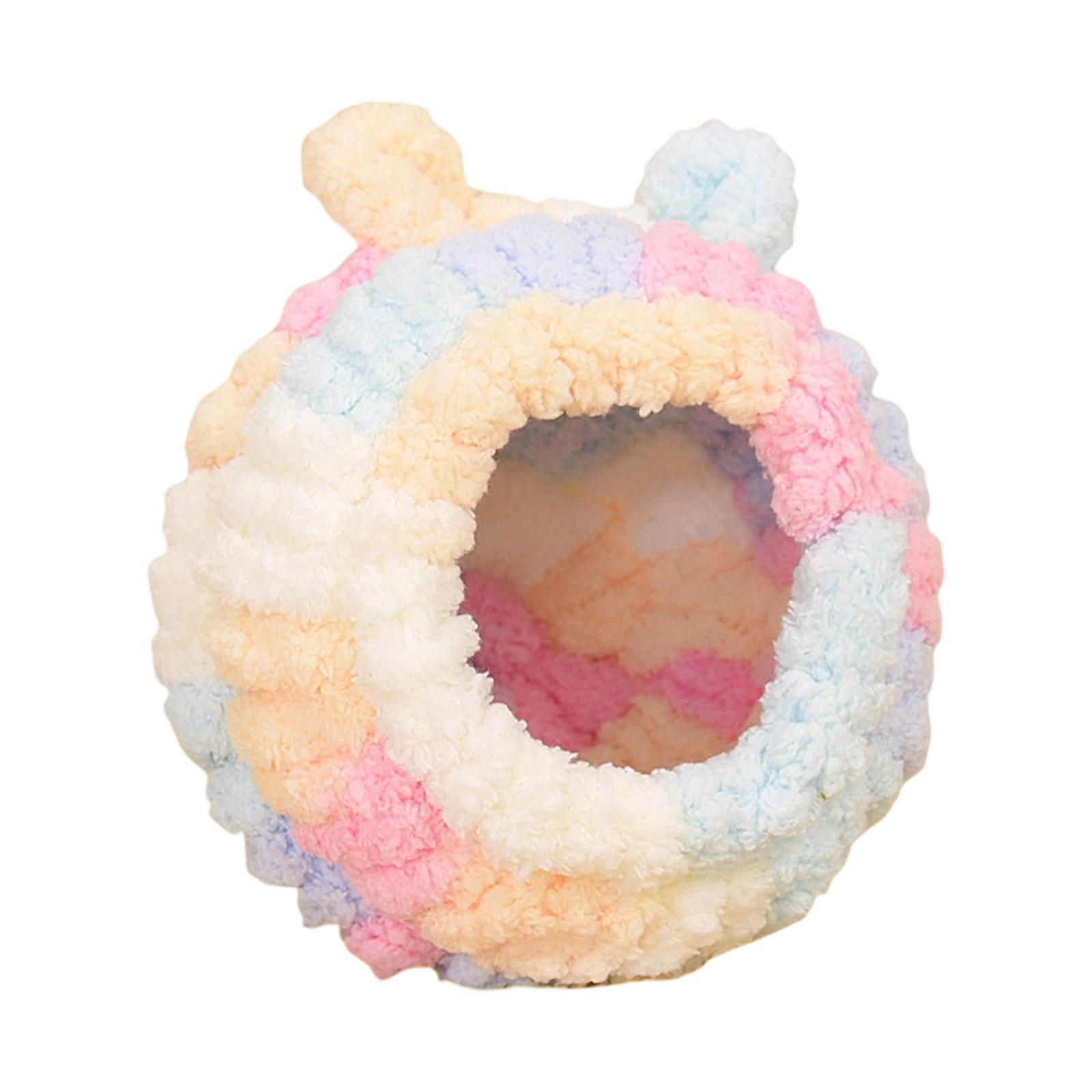 

Comfortable Yarn Bird Nest Bed Hanging House Parrot Hideaway Cage Accessory for Budgies and Parakeets розовый