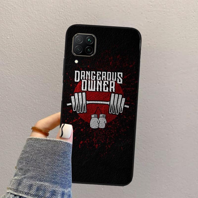 Warning Angry Danger Owner For Huawei Nova 3i 7i 8i 11i 12i 9 10 SE Y73 Y90 Y70 Y72 Y61 Y91 P30 P40 Lite P60 Pro Case