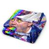 Charlie Kirk Creative Meme Funny Blankets Flannel Kirkification Warm Throw Blanket for Bedding Throws Quilt Breathable