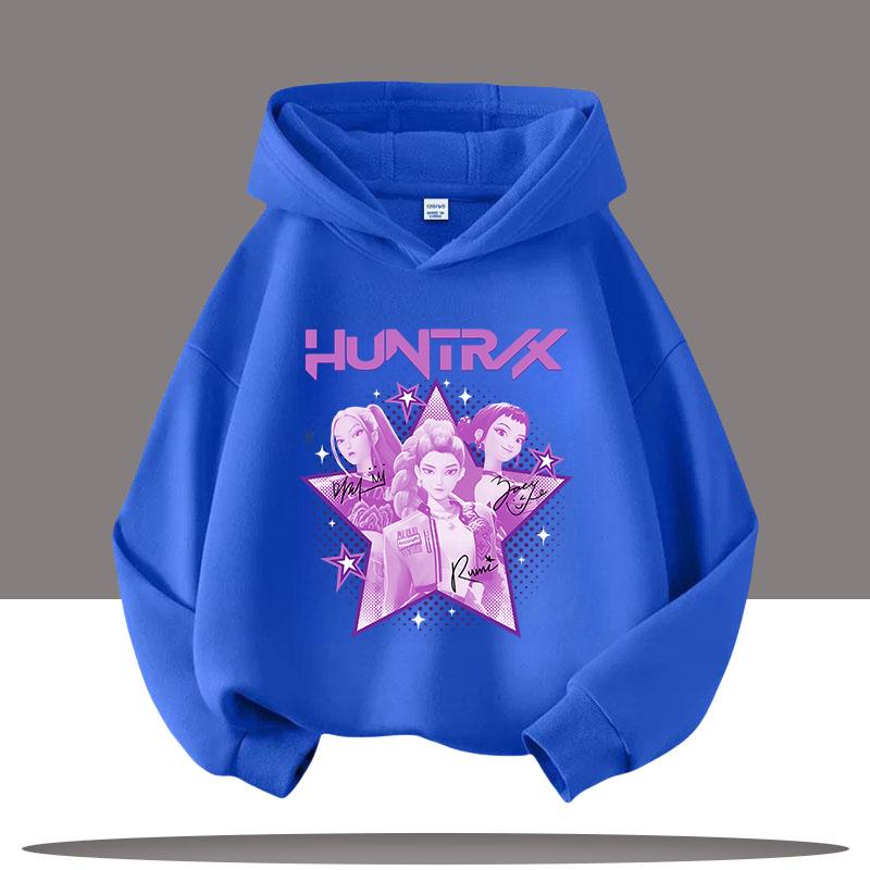 

Autumn 3D KPop Demon Hunters Printed Hoodies Fashionable Casual Sports Long Sleeved Children s Boy and Girl Kids Unisex Hooded Sweatshirts 160
