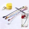 Home & Living Long Handle Flatware Stir Spoon Dessert Scoop Stainless Steel Tableware Dinnerware