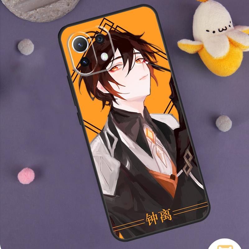 Genshin Impact Zhongli Case For Xiaomi 15 14 Ultra 13T 14T 15T 17 Pro Max POCO F8 Ultra F5 F6 F7 X5 X6 X7 Pro Cover