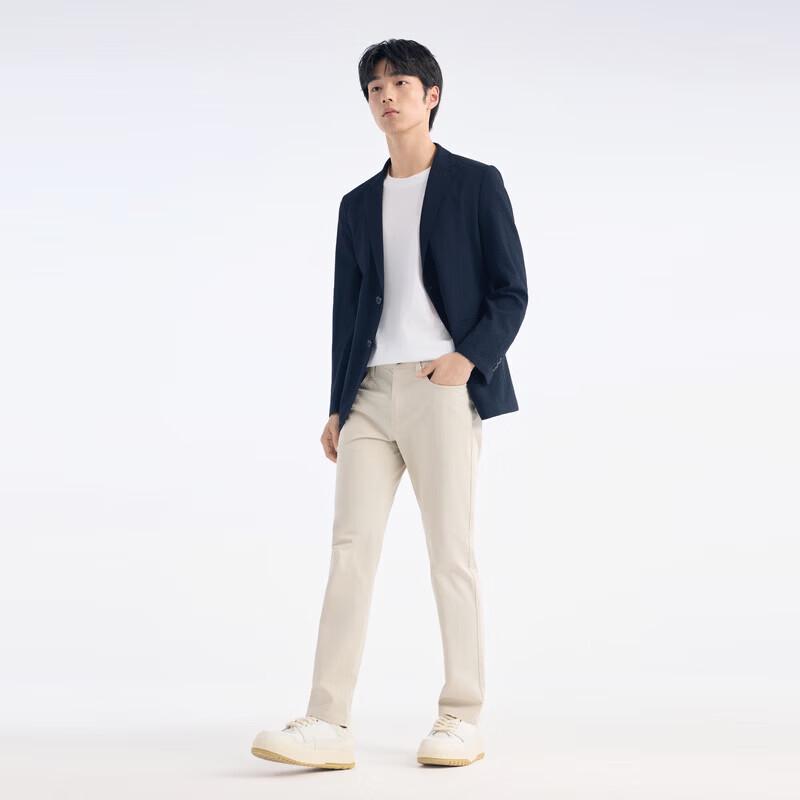 JOEONE Men's Wrinkle-Resistant Slim Fit Blazer