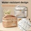 Cute Waterproof Large Capacity Makeup Bag Handheld Portable Toiletry Organizer for Cosmetics Miscellaneous Items Daily Use