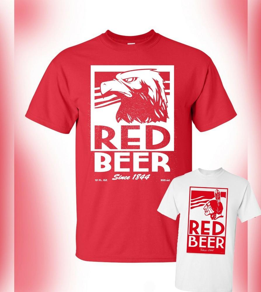 

Archer T-Shirt Red Beer Logo Pam Poovey Vice FX TV Show - Glengoolie XL
