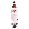 Knitted Velvet Santa Wine Bottle Cover and Hat