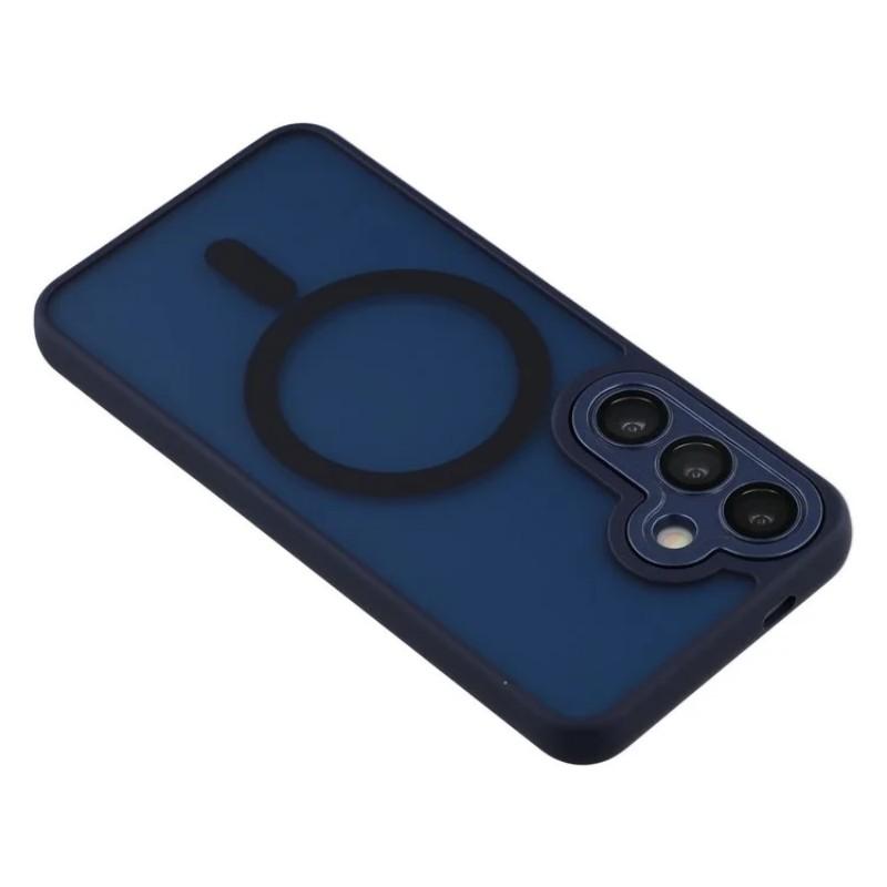 For Samsung Galaxy S24 Ultra Magnetic Case TPU + PC Phone Back Cover