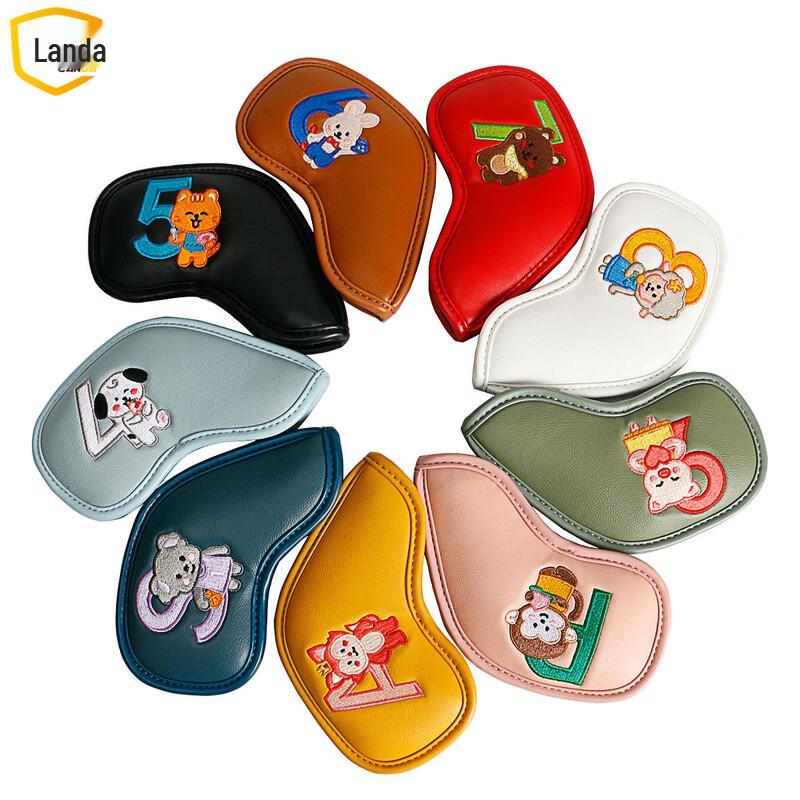 Landa PU Golf-Eisen-Schlägerhaube mit Cartoon-Stickerei