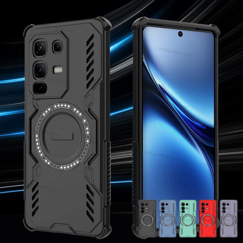 Magnetic Heat Dissipation For Infinix Note 50s Case Infinix Note 50s Cover Cases Shockproof Magsafe Wireless Charging Phone Case