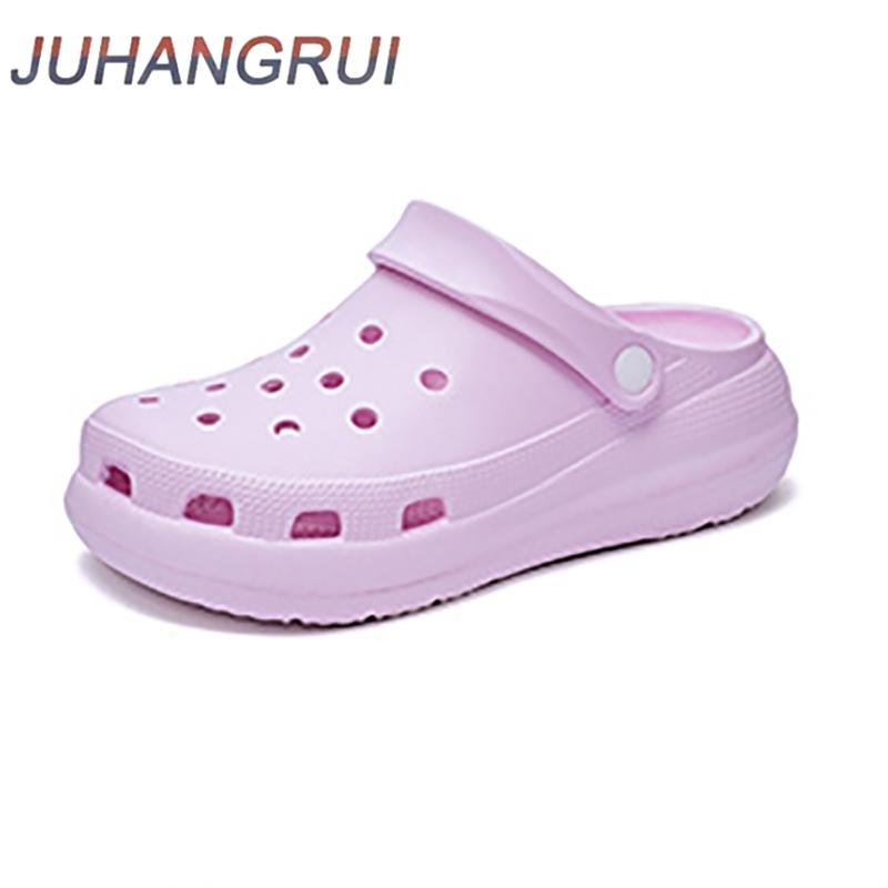 Womens Home Slippers Men's Sandals Summer Garden Clogs Shoes Man Beach Slipper Outdoor Waterproof Soft Slides Casual Anti Slip