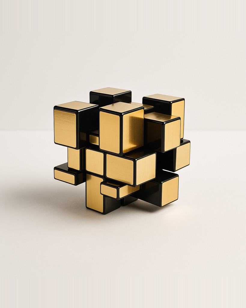 Mirror Cube 3x3x3 Magic Cube Speed Cubo Professional Puzzle Cubo Magico Toys for Children Mirror Blocks 3x3 Cube