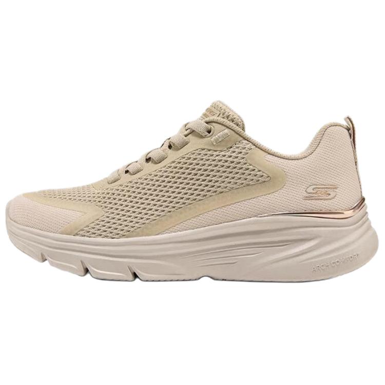 Skechers Bobs Arch Comfort Elev 8 Легкие Дышащие Прочные Универсальные Низкие Кроссовки для Бега Женские кроссовки Коричневый 117721-TAN 35