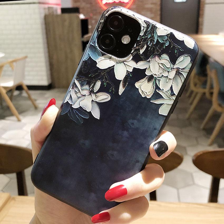 3D Relief Phone Case For Tecno Camon 19 Camon19 Pro Neo Case Floral Silicon Cover For Tecno Camon 19 Neo Case 2022 Fundas Coque