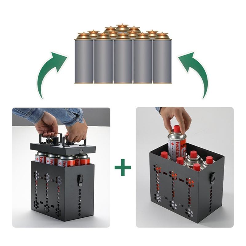 Practical Organizers Bags Multifunctional Gas Stove Canister Pot Carry Bags for Adventurers and Boaters